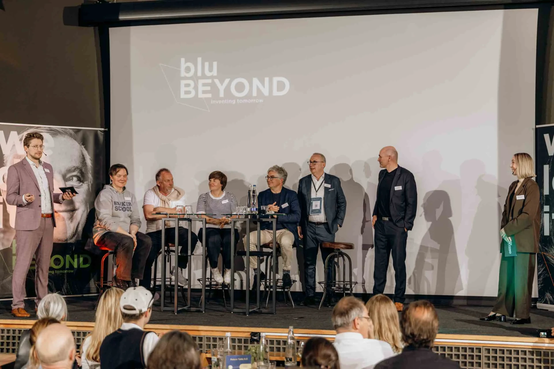 Panel-Diskussion bei den blu BEYOND Future Talks 6.0 in München